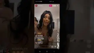 Cardi B - drunk instagram live from Friday, January 1st, 2021