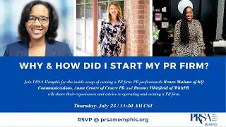 Why & How Did I Start My PR Firm?