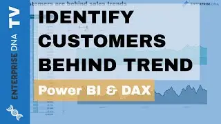 Identify Which Customers Are Purchasing Behind Trend in Power BI w/DAX