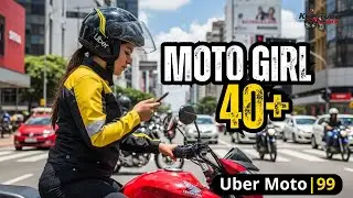 Moto Girl aos 40+ | Motot&aacute;xi regi&atilde;o dos lagos | Uber Moto