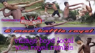 WWE Wrestle Mania 2021 Royel Rumble match Village boys local wwe