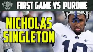 Penn State RB Nick Singleton FIRST GAME vs Purdue 2022