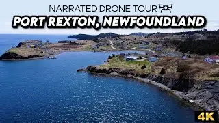🌊✨ Port Rexton, Newfoundland | Aerial 4K Drone Adventure 🚁🏞️