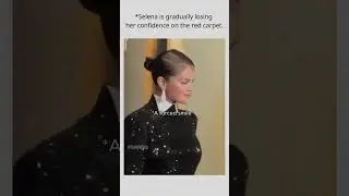 Selena is gradually losing her confidence on the red carpet 😔✨ #SelenaGomez #BennyBlanco