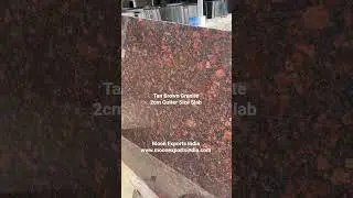 Tan Brown Granite Premium Quality | Tan Brown Granite | Moon Exports India
