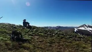Ridge-walking on the edge of the Scapegoat Wilderness; Echo and Mineral Hill Ridge