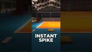 He wasnt expecting 🥶🥶 #minecraft #volleyball #minecraftvolleyball