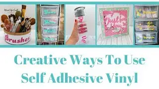 Creative Ways To Use Self Adhesive Vinyl Sheets • Craft Fair Ideas