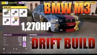 FORZA HOIZON 5- BEST M3 DRIFT BUILD - (1,270HP 2005 BMW M3 DRIFT BUILD/TUNE)