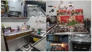 أقوى تنظيف عميق للمطبخ قبل دخول رمضان المبارك اقسم بالله مهما الدهون كانت صعبة جدا هتخلص بسرعة 