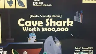Как поймать  Cave Shark