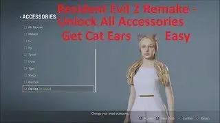 Resident Evil 2 Remake &mdash; легко открыть все аксессуары для выживших в Ghosts (легко открыть кошачь...