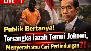 LIVE🛑 TERSANGKA IJAZAH TEMUI JOKOWI, ADA APA⁉️ MENYERAH ATAU GIMANA NEH‼️SAYA TIDAK KAGET⁉️