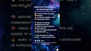 Retrograde Planets in Birth Chart