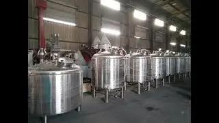 1200L #mashtun #fermenter with matching #distillationequipment for #distillery in Bulgaria