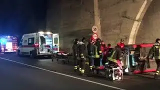 incidente auto cappottata Ospedaletti