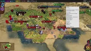 Civ 6 FFA Let's Play Random Leader console multiplayer, no ai