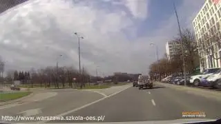 Kondratowicza-Chodecka kierowanie ruchem przez policje.