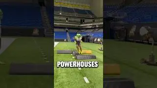 Football RB's Train INTENSE.  #shorts