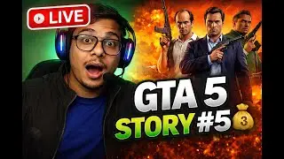 🔴 GTA 5 Story #5 LIVE 💥 | Big Mission | Hindi Stream | KIvon Zone