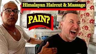 HIMALAYAN HAIRCUT & MASSAGE - Are You Ready? NEPAL Pokhara🇳🇵