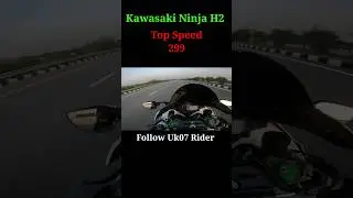 Kawasaki Ninja H2 Top Speed 299&bull;Bike Riding68#Shorts#BikeRiding68Shorts#NinjaH2#TopSpeed#Uk07Rider