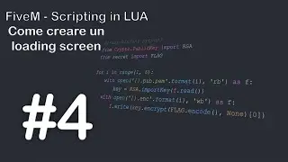 FiveM Scripting ITA #4 - Come creare un Loading Screen