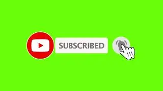 Subscribe Notification With Bell icon Green Screen (Chroma Key)