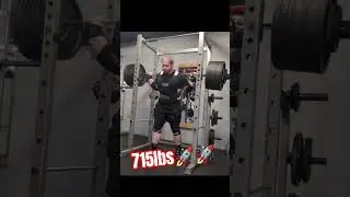 715LBS SQUAT - With Speed - Powerlifting Nationals Preparation