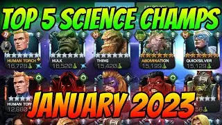 Top 5 Science Champs JANUARY 2023 | Marvel Contest of Champions