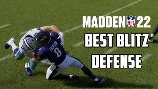 MADDEN 22 BEST DEFENSE BLITZ WITH COVERAGE - SACKS QB IN 3 SECONDS - MADDEN 22 DEFENSE TIPS!🔥