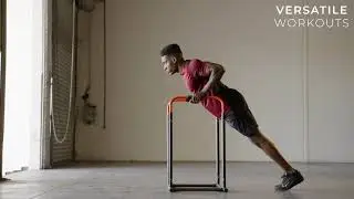 Sunny Health & Fitness High Weight Capacity Adjustable Dip Stand Station - SF-XF9937