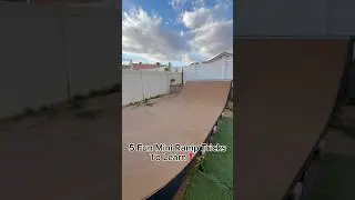 5 fun mini ramps tricks to learn #skateboarding #skateboard #skate #sk8