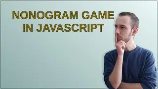 Codereview: Nonogram game in JavaScript