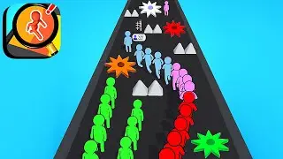 Colors Runners ​- All Levels Gameplay Android,ios (Levels 14-15)
