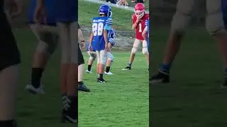 Sweet T takes the football field for the first time in her life Harriman Blue Devils