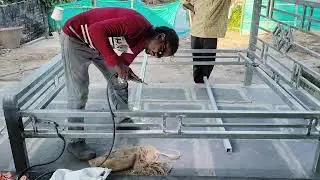 Amazing iron bed welding work