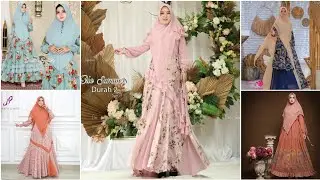 Model Gamis Syari Terbaru Cantik Untuk Lebaran
