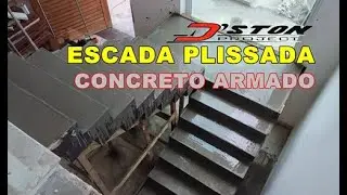 ESCADAS PLISSADA EM U