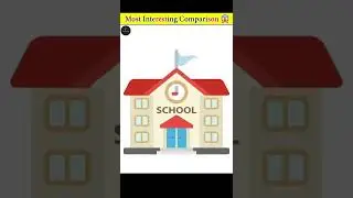 होश उड़ाने वाला Comparison | Most interesting comparison #shorts #factsmine