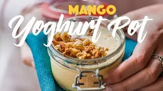 Homemade Granola Recipe with Mango Lassi - Easy, quick breakfast! #spon