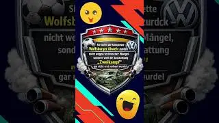 VW startet Mega-R&uuml;ckruf nach 8:1 &ndash; Wolfsburg ohne Zweikampf-Ausstattung 😂⚽ #funny #fussball #witze