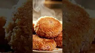 Protein-Packed Tuna Patties | So Crispy! 🤤 #youtubeshorts #crispysnacks #shorts
