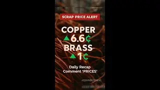 Copper ▲ $0.06 &middot; Brass ▲ $0.01 | Daily Scrap Metal Price Report (Oct 29 2025) | #ScrapMonster