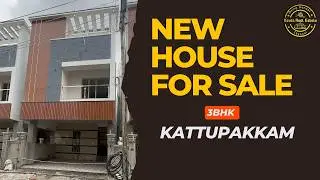 ID 2524 - New House For Sale in Kattupakkam ||3BHK||30Ft Road ||2CCP||