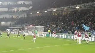 Burnley vs Newcastle wood goal