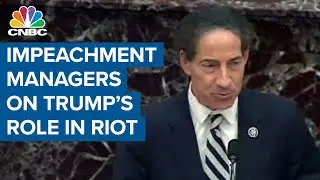 House impeachment managers argue Donald Trump's rhetoric incited Capitol riot