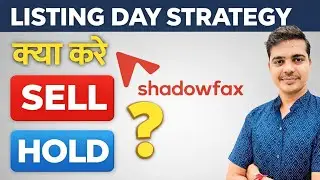 Shadowfax IPO Listing Day | Sell or Hold? Complete Strategy | Er Punam Prajapat | Market Crash| Why?
