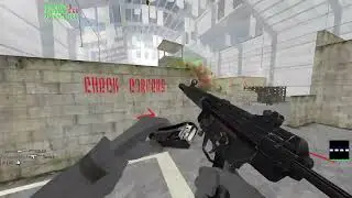 COD4 MW Killhouse - Multiplayer - Team Deathmatch - MP5 Gameplay - Rusher Style