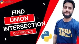 Python program to find union, intersection, and difference of sets